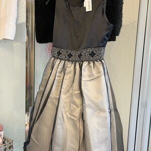 HOLIDAYS ARE COMING!!! Elegant Black and Silver Dress